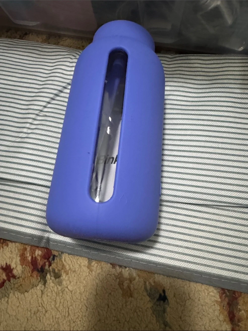 Silicone-Sleeved Straw Bottle in Lavender by